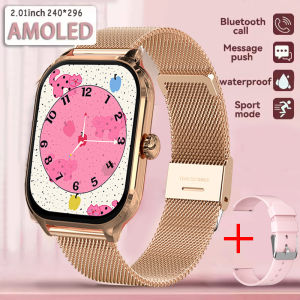 2026 New 2.01-inch Voice Assistant HD Display Bluetooth Call Message Alert GPS Sports Mode Smartwatch For Android IOS Men Women