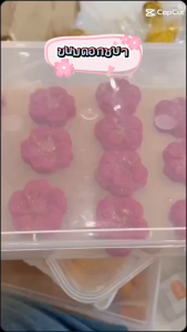 BC10-14 / BC10-15 ถวายองค์แม่ ชุดรวมขนมดอกชบาและกุหลาบสีแดง 1ชิ้น/4ชิ้น/6ชิ้น