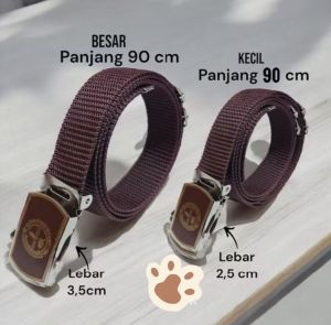 SABUK PRAMUKA BESAR KECIL PANJANG 90/85 LEBAR 35/25