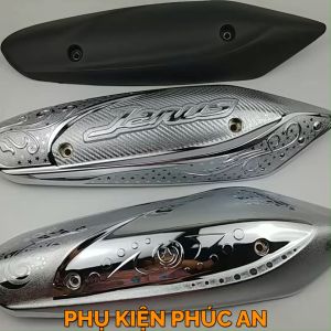 Ốp che ống pô xe JANUS - pát bô cách nhiệt ống xả năm 2016 2017 2018 2019 2020 2021 2022 2023 2024 đen nhám xi inox crom