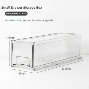 Nijia | Multifunctional Transparent Acrylic Drawer Storage Box