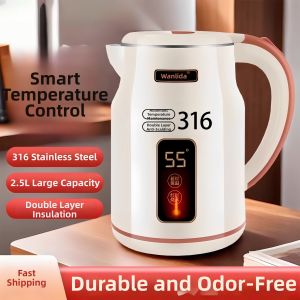 Insulation 316 Stainless Steel Large Capacity Electric Kettle Home Use