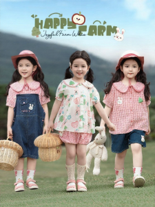 YOEHYAUL | Bộ Đồ Ngọt Ngào Thời Trang cho Bé Gái