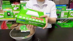 Đèn ốp trần vuông viền trắng MPE SSPL2 12W 18W 24W 3000K-6500K