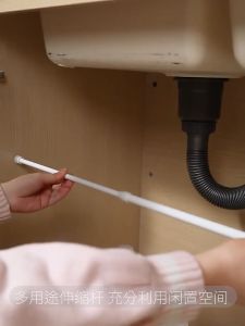 Multi Functional Adjustable Rod Punch-free Telescopic Rod Adjustable Shower Curtain Rod