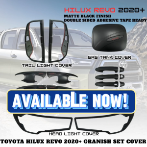 CPO TOYOTA HILUX REVO & CONQUEST 2020+ GARNISH SET