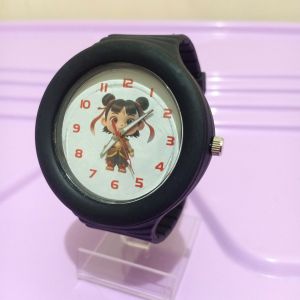 Jam Tangan Viral - Jam Tangan Tali Karet Terbaru Wanita dan Pria - Jam Tangan Bentuk Bulat - Free Batrai Cadangan - Bisa Bayar Ditempat (COD)