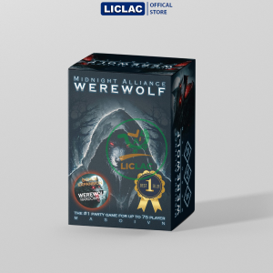 Bài Ma Sói Midnight Alliance 66 Lá Việt Hoá phiên bản Mới Nhất hoạ tiết bắt mắt Boardgame Werewolf