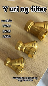 Copper Y Valve Filter 1/2 3/4 1 Inch Heavy Duty Thickened For Water Filtration Remove the Impurity