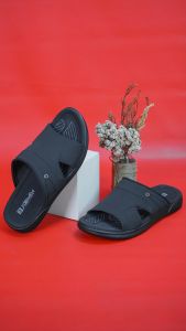 Sandal Kulit Pria Joemen S 61 NEW Sendal Selop Casual 100% Lokal Brand Karet Anti Slip Trendy 2024