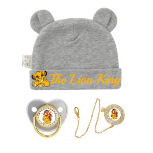 Disney | Baby Pacifier and Clip Cute Newborn Hat for Babies Childrens Newborn Pacifier Suitable for Boys or Girls for Families Trips