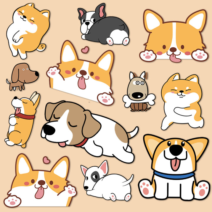 Cute deals dog stickers