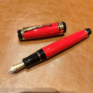 Metal Big Fountain Pen Medium Nib 0.7mmFor VIP collection Heavy calligraphy writing pen Painted Finish (BlackRedgreenred