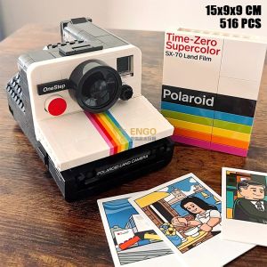 Chinese Building Blocks 21345 Polaroid SX-70 Retro Camera Polaroid Camera Assemble Toy Birthday Gift