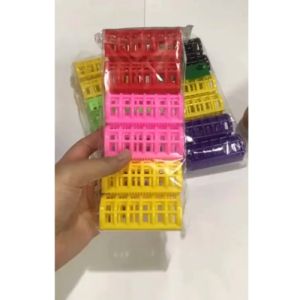 Combo 6 ống cuốn tóc gai nhiều màu-lô cuốn(quấn) tóc gai