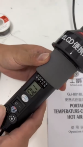 Gongjue Heat Gun Mesin Pemanas Serbaguna Elektronik Thermostatic 220V 450W - GJ-8018LCD