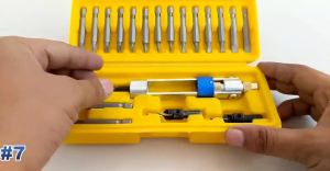 20PC Bộ Mũi Khoan Chìm Bộ Tuốc Nơ Vít Chuyển Đổi Đầu Vít Sử Dụng Kép Thay Đổi Nhanh Công Cụ Chế Biến Gỗ Phụ Kiện Thép Tốc Độ Cao