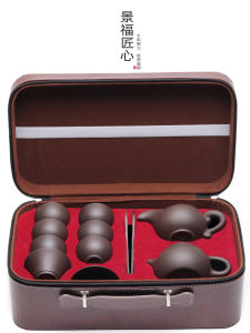 Bộ Dụng Cụ Pha Trà Công Phu Tử Sa Bộ Đồ Du Lịch Văn Phòng Làm Việc Gia Dụng Ấm Pha Trà Gốm Sứ Ấm Trà Khay Trà Cốc Trà