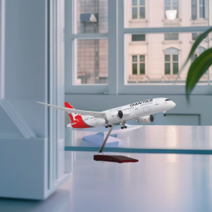 Mô Hình Máy Bay Đúc Kim Loại Tỷ Lệ 1/85 B737 47cm Chất Liệu Nhựa Resin Hãng Hàng Không Qantas Australia Đồ Chơi Trưng Bày Dành Cho Người Sưu Tầm & Quà Tặng