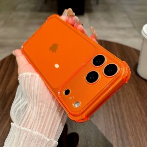 Four Corner Anti Fall Clear Phone Case For iPhone 17 Air 16 15 14 13 12 Mini XS 11 17 Pro Max XR 7 8 Plus Soft TPU Protect Shell
