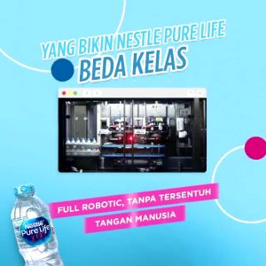 Air Nestle Pure Life 600ml 1 Karton Isi 24pcs