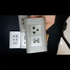 Premium Wall Socket w/ USB 12 Gang 5A Fast Charging / Gold / Silver / Gray / Heavy Duty