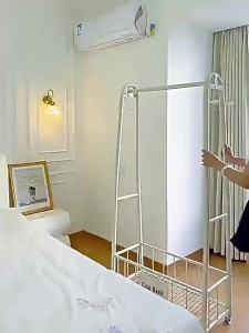 JIAJIESHI | Indoor Heavy Duty Movable Balcony Clothes Rack