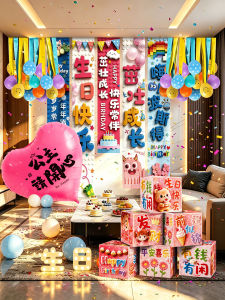 SHIFEITU | Birthday Celebration Decorations Balloons