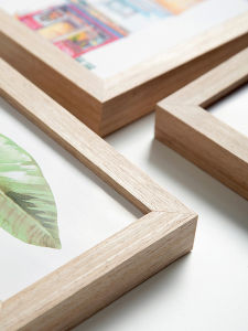 Minimalist Wooden Picture Frame Wall Hanging Mounting