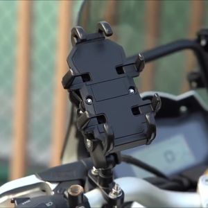 Motorcycle Bike Phone Holder Adjustable High Quality Shock Absorber Cellphone Holder Phone Mount