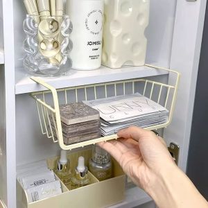 Bathroom Wall-mounted No-drilling Storage Rack