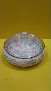 Thố men nội địa Nhật size 22cm cao 7cm (mã 1123) Dùng được bếp từ