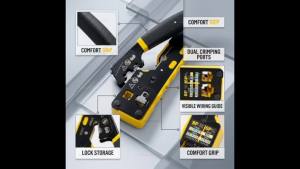 Brangdy | Dụng Cụ Bấm Mạng RJ45 Máy Bấm Cáp Ethernet Cho Cáp Mạng Cat5e Cat6 Kèm Lưỡi Dao Thay Thế Dụng Cụ Sửa Chữa Lắp Đặt Tự Làm