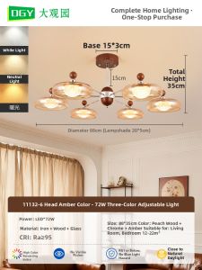 DGY | Retro High-Grade Living Room Chandelier