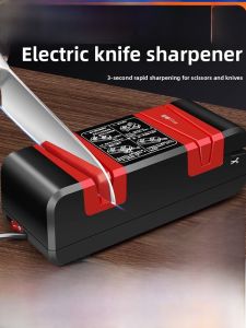 Electric Automatic Mini Knife Sharpener Kitchen Cooking Tool Home Commercial Use Sandwheel Sharpener Device