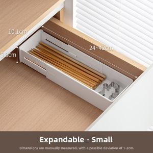 LANJIAOLUO | Adjustable Drawer Organizer For Cutlery