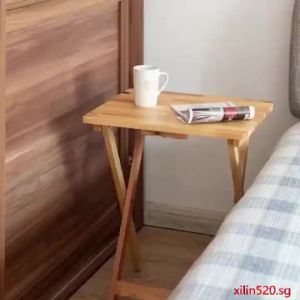 Portable Folding Table Study Table Camphor Pine Table Small Folding Wooden Table xilin520.sg
