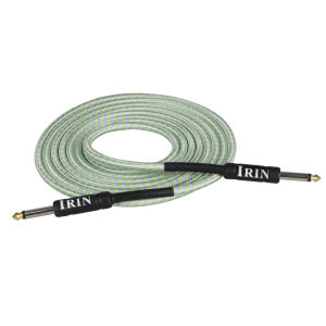 IRIN | IRIN 3M Guitar Cable Colorful Stringed Instrument Accessories No Noise Audio Braided Wire Cord Metal Plug Electric Guitar Bass