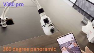 V380 PRO Cctv Security Camera Plus Dual lens HD 1080P Wireless Wi-Fi IP Camera Home Surveillance CCTV Cameras with Motion Detection Alarm/Night Vision/Remote Viewing