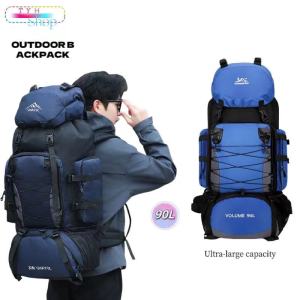 90 liter large capacity backpack for men and women travel backpack travel luggage bag outdoor backpack camping mountaineering bag
