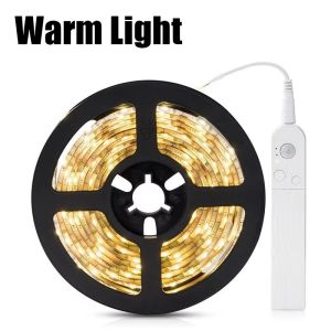 LED Strip Light Touch Sensing Flexible Lights Tape Ribbon USB Rechargeable Lamp Cabinet Lighting Mirror Brightening