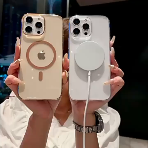Yoobao YC18 Magnetic Sunction Shell Hard Cover Transparent Protection Case For iPh 13/ 14/ 15/ 16/ 17