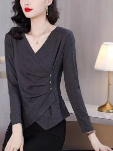 QIAOXIZI | Thermal Autumn Winter Womens T-Shirt Blouse