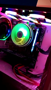 MAXGEAR Malaysia 1200rpm Dual Side LED Noiseless 120mm Fan RGB PC Case Fan Radiator CPU Cooler Fan Cooling Fan Radiator Fan