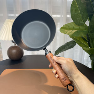 Flats Frying Pan For Home Deepening for One Person Gourmet Uncoated Omelet Steak Gas Induction Cooker Baby Food Supplement