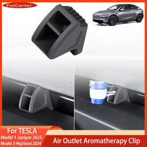 For Tesla MODEL 3 Highland Y Launch 2025 Air Freshener Adapter Air Outlet Aromatherapy Clip Silicone Car Air Vent Fragrance Clip