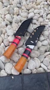 มีดแล่เนื้อพร้อมปลอกจัดเก็บ ทำอาหาร ใช้งานได้อเนกประสงค์ทำกับข้าวงานครัวด้ามจับถนัดมือ