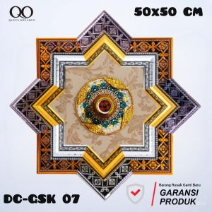 Fitting Lampu Plafon Mewah Ukuran 50x50 Cm Double Combination Bisa Untuk Semua Jenis Plafon