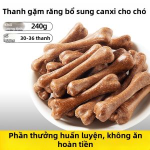 ZHUCHONG | Que Răng Dinh Dưỡng Hương Bò Cho Chó Nhỏ Đến Trung Bình