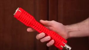 ❤SG Stock❤ 8-in-1 Water Pipe Bathroom Sink Wrench Multifunction Corner Valve Faucet Disassemble Install Wrench